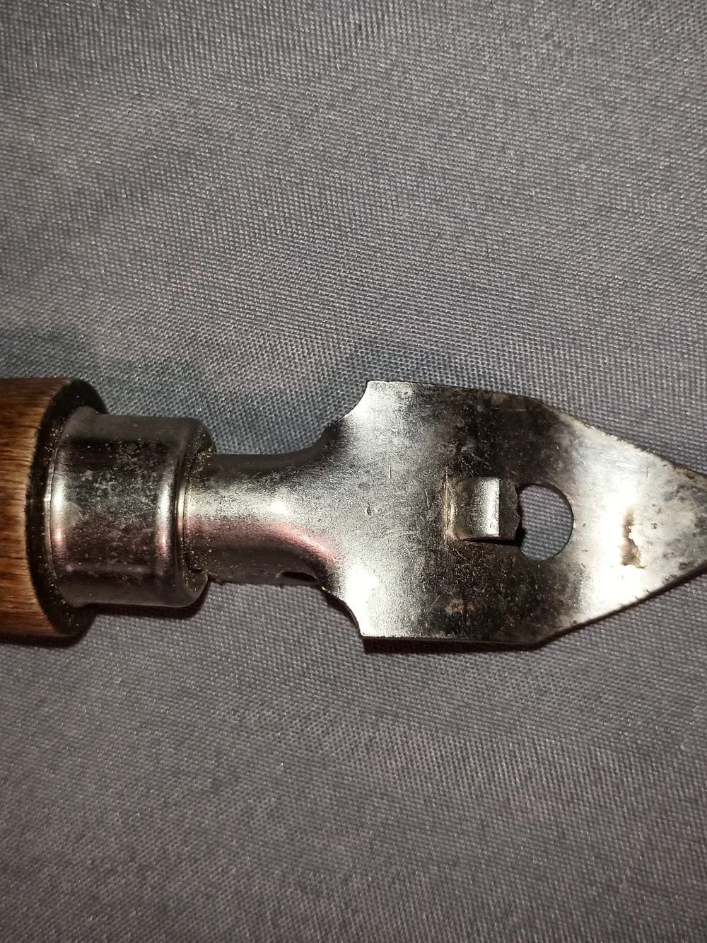 Wood Handle Edlund Can Opener with Metal Head